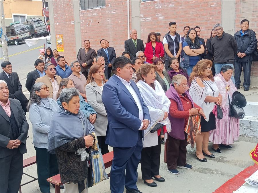 Multitud en celebración